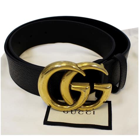 gucci gg buckle slim leather belt|Gucci double g belt 3cm.